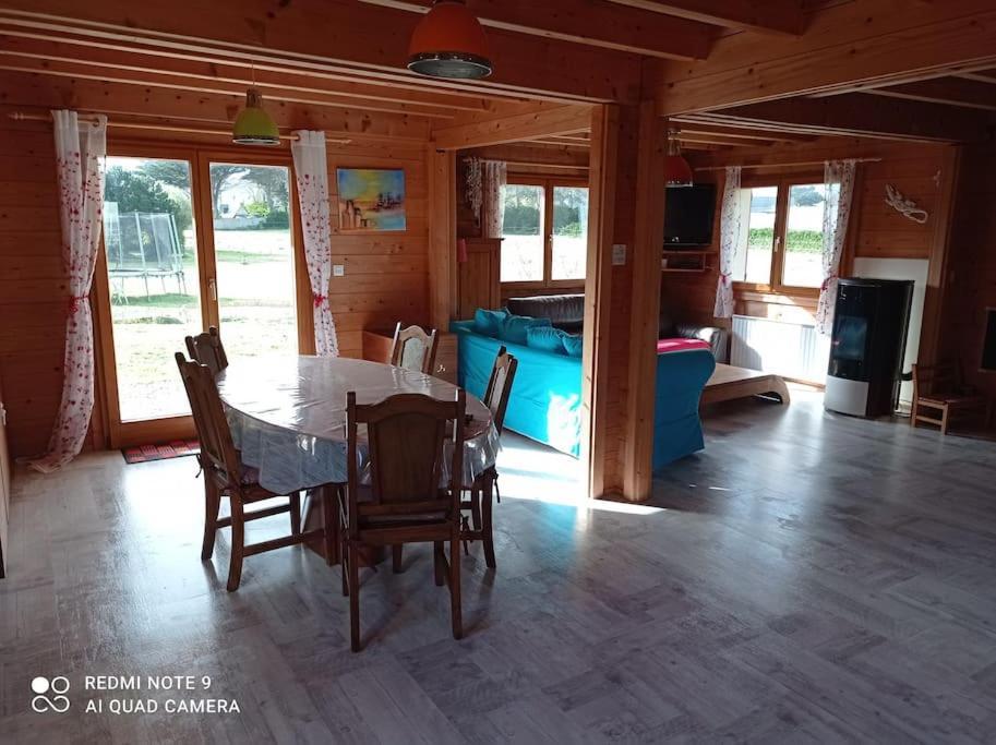 Chalet Familial En Bois A 150 M De La Mer Santec Eksteriør billede