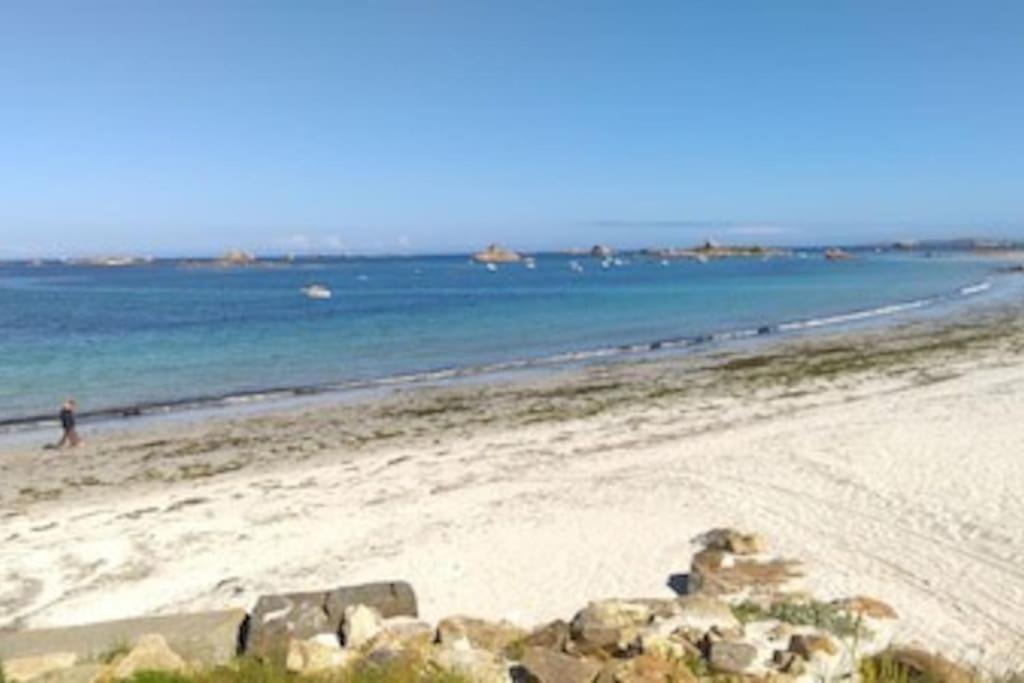 Chalet Familial En Bois A 150 M De La Mer Santec Eksteriør billede